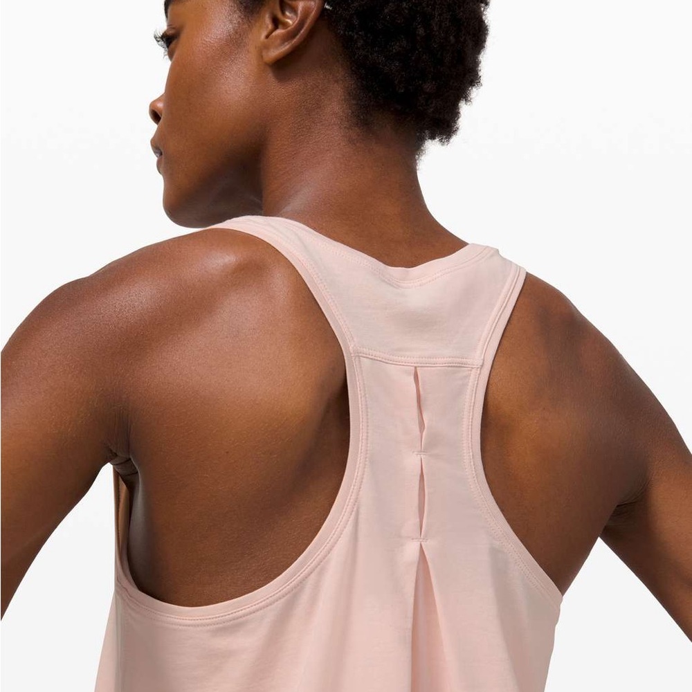 Lululemon Love Tank Pleated - Feather Pink - Picture 2 of 5